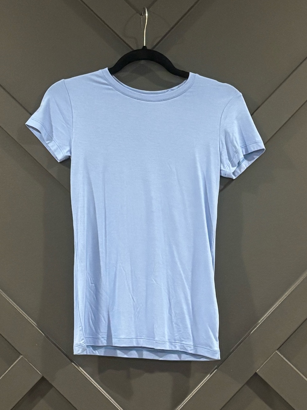 NWT L'AGENCE Ressi Light Harbor Blue Short-Sleeve Crew Tee